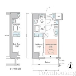 アーバネックス西新宿IIの物件間取画像